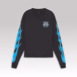 Amiri Eagle Flames Long Sleeve Tee