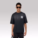 Amiri Hollywood Oversized Tee Black - Image 2