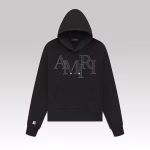 Amiri Staggered Logo Hoodie