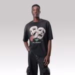 Amiri Theatre Masks Oversized Tee - Image 4