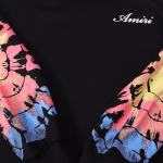 Amiri Tie-Dye Hoodie Black - Image 2