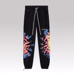Amiri Tie-Dye Pants Black