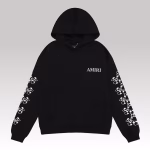 Amiri Tribal Hoodie Black