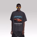Balenciaga Automobili Lamborghini Oversized Tee - Image 2