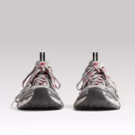 Balenciaga 3XL Sneaker Gray and Red - Image 3