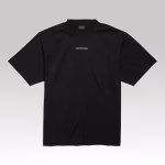 Balenciaga Back Medium Fit T-shirt Black