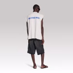 Balenciaga Back Sleeveless T-shirt White - Image 5