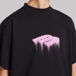 Balenciaga Balenciaga Wet Brush Oversized T-shirt Black - Image 4