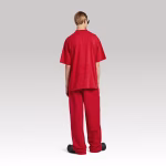Balenciaga Cursive Medium Fit T-shirt Red - Image 6