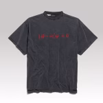Balenciaga Dirac Equation Oversized T-shirt in Washed