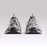 Balenciaga Extreme Laces Logo Sneaker White & Black - Image 4
