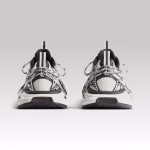 Balenciaga Extreme Laces Logo Sneaker White & Black - Image 8