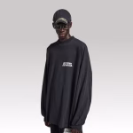 Balenciaga Masking Tape Long Sleeve Large Fit T-shirt - Image 2