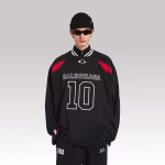 Balenciaga Nba Collaboration Oversized Long Sleeve T-shirt Black - Image 2