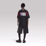 Balenciaga Nba Collaboration Oversized T-Shirt Black - Image 6