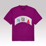 Balenciaga Nba Collaboration Oversized T-Shirt Violet