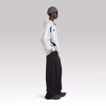 Balenciaga Nba Collaboration Oversized Zip-up Hoodie White - Image 4
