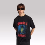 Balenciaga Salon De Couture Medium Fit T-Shirt Black - Image 2