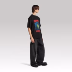 Balenciaga Salon De Couture Medium Fit T-Shirt Black - Image 4