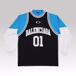 Balenciaga Basketball Series Layered Longsleeve T-Shirt