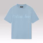 Amiri Château Tonal Tee Light Blue