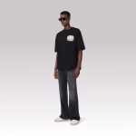 Amiri Château Sketch Oversized Tee Black - Image 6