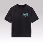 Amiri Crystal Flames Oversized Tee