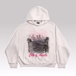 Balenciaga City Of Angels Hoodie Medium Fit White