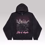 Balenciaga City Of Angels Hoodie Medium Fit Black