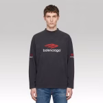 Balenciaga 3B Sports Longsleeve Black - Image 2