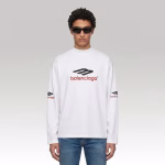 Balenciaga 3B Sports Longsleeve White - Image 2