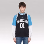 Balenciaga Basketball Series Layered Longsleeve T-Shirt - Image 2