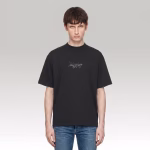Balenciaga Medium Fit T-Shirt Black Dry Jersey - Image 2
