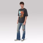 Amiri Spliced Oversized Tee - Image 3