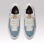 Balmain B-Court Flip Sneaker Monogrammed Denim - Image 5