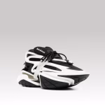 Balmain Chunky Unicorn Sneaker White & Black - Image 3