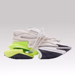 Balmain Chunky Unicorn Sneaker White & Green