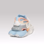 Balmain Chunky Unicorn Sneaker Light Blue - Image 4