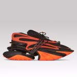 Balmain Chunky Unicorn Sneaker Orange & Black