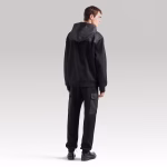 Prada Re-Nylon Detail Cotton Fleece Jogging Pants - Image 4