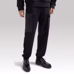 Prada Re-Nylon Detail Cotton Fleece Jogging Pants - Image 6