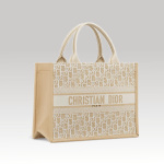 Christian Dior Book Tote Medium Bag Beige - Image 2