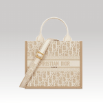 Christian Dior Book Tote Small Bag Beige