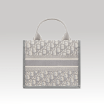 Christian Dior Book Tote Small Bag Gray - Image 5