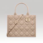 Christian Dior Book Tote Medium Light Brown