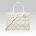 Christian Dior Book Tote Medium Bag White