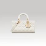 Christian Dior D-Joy Medium Bag White