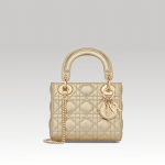Christian Dior Lady Dior Mini Bag Gold