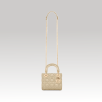Christian Dior Lady Dior Mini Bag Gold - Image 6
