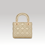 Christian Dior Lady Dior Mini Bag Gold - Image 4